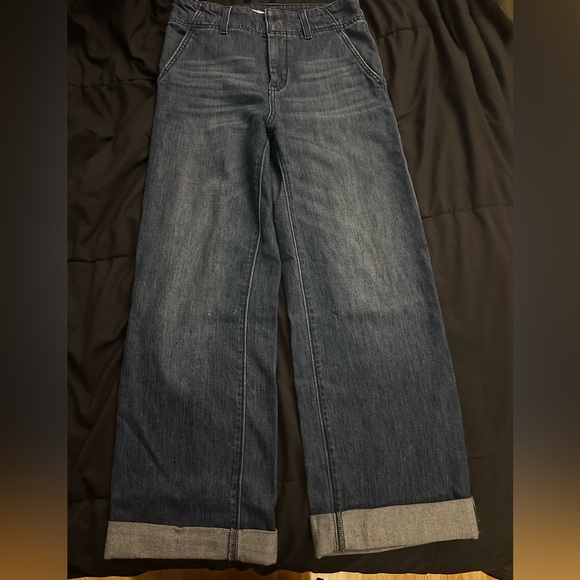 Pilcro “high rise cuffed wide leg” Jean - Picture 1 of 3
